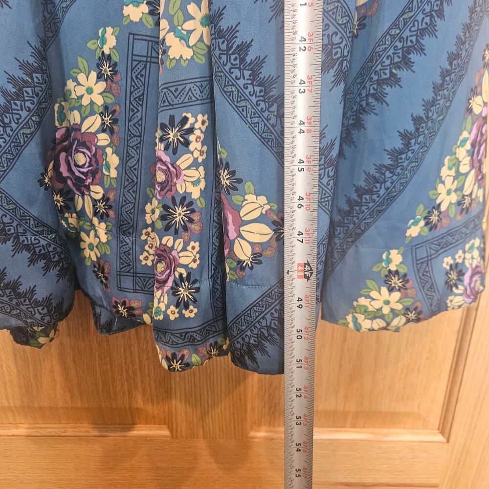 Free People Serendipity Wide Leg Floral Jumpsuit Size Small - Picture 6 of 10